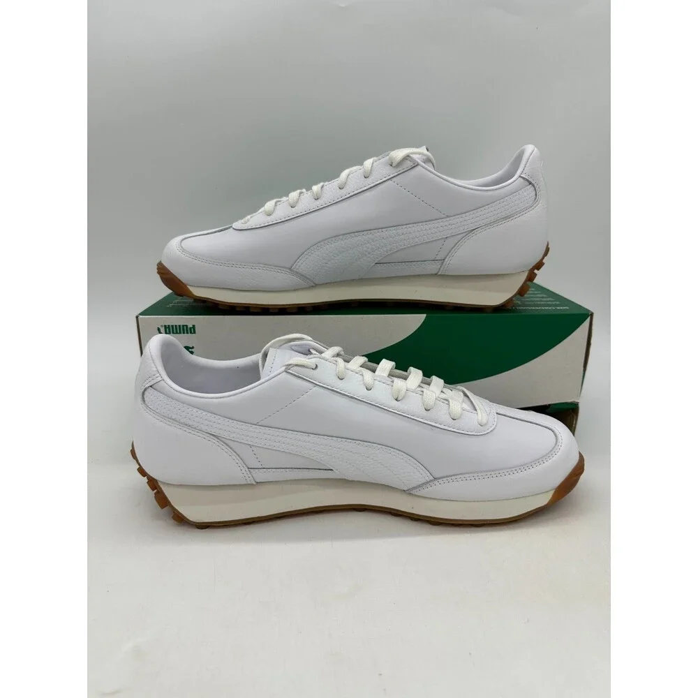 Puma Easy Rider Men's Size 12 White Gum Running Athletic Shoes 399029 02